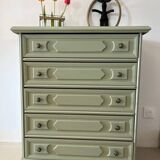 Commode ancienne relookée 5 tiroirs