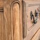 Louis XV style chest of drawers, solid raw oak, 1920.