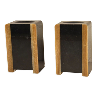 Marble bookends