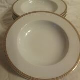 Fine porcelain soup plates