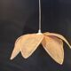 70s/80s braided straw hanging lamp
