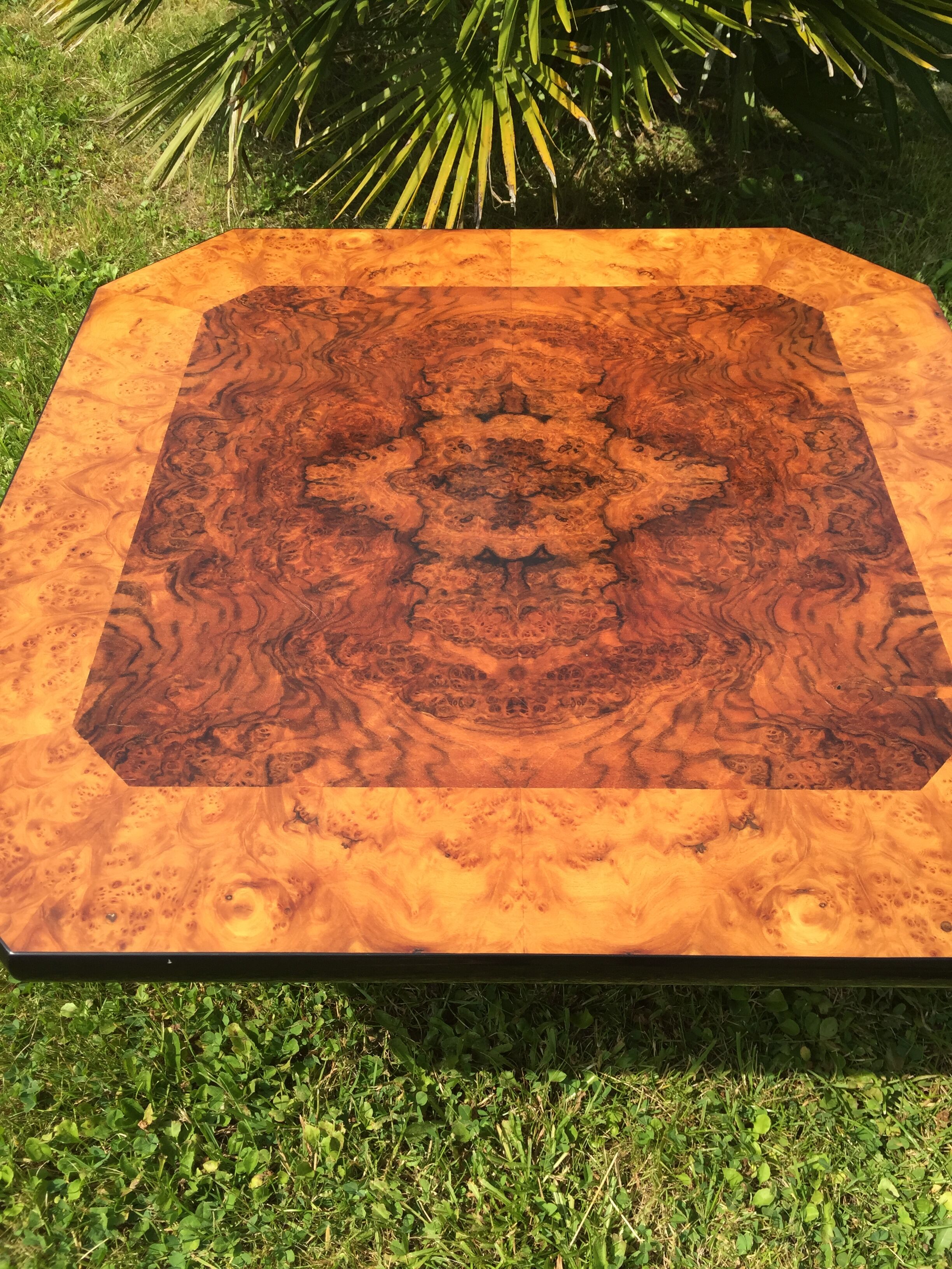 Vintage square coffee table Mario Sabot 1970