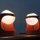 Mid-Century Swiss Space Age Guggerli L1 table lamp by Rosemarie & Rico Baltensweiler for Baltensweiler, set of 2