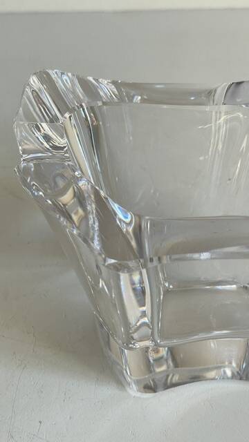 VINTAGE Free-Form Crystal ASHTRAY