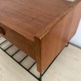 Vintage teak wall shelf