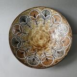 Large ceramic dish Jean-Claude Malarmey Vallauris, circa 1960