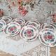 Set of 8 dessert plates Sarreguemines Vence model