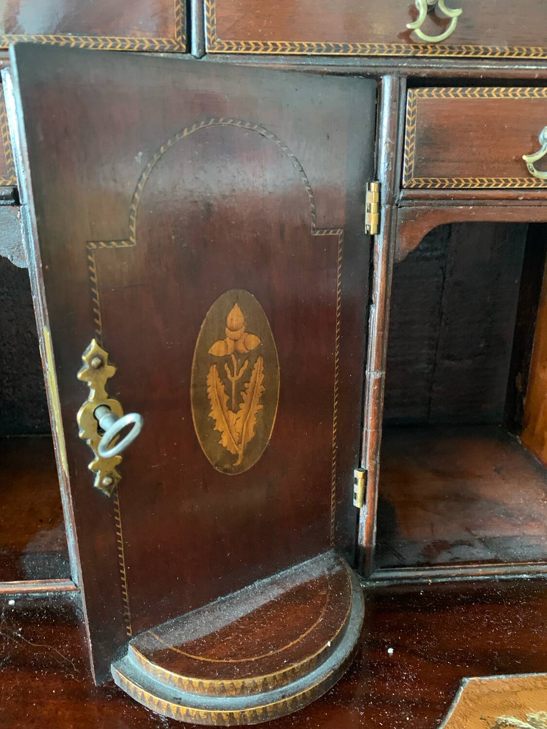 Old English Slope Desk 19th Century
