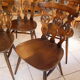 Set of 4 chairs Lucian Ercolani for Ercol Windsor of the 1960s mod.375