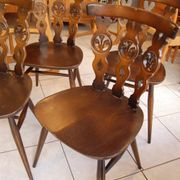 Set of 4 chairs Lucian Ercolani for Ercol Windsor of the 1960s mod.375