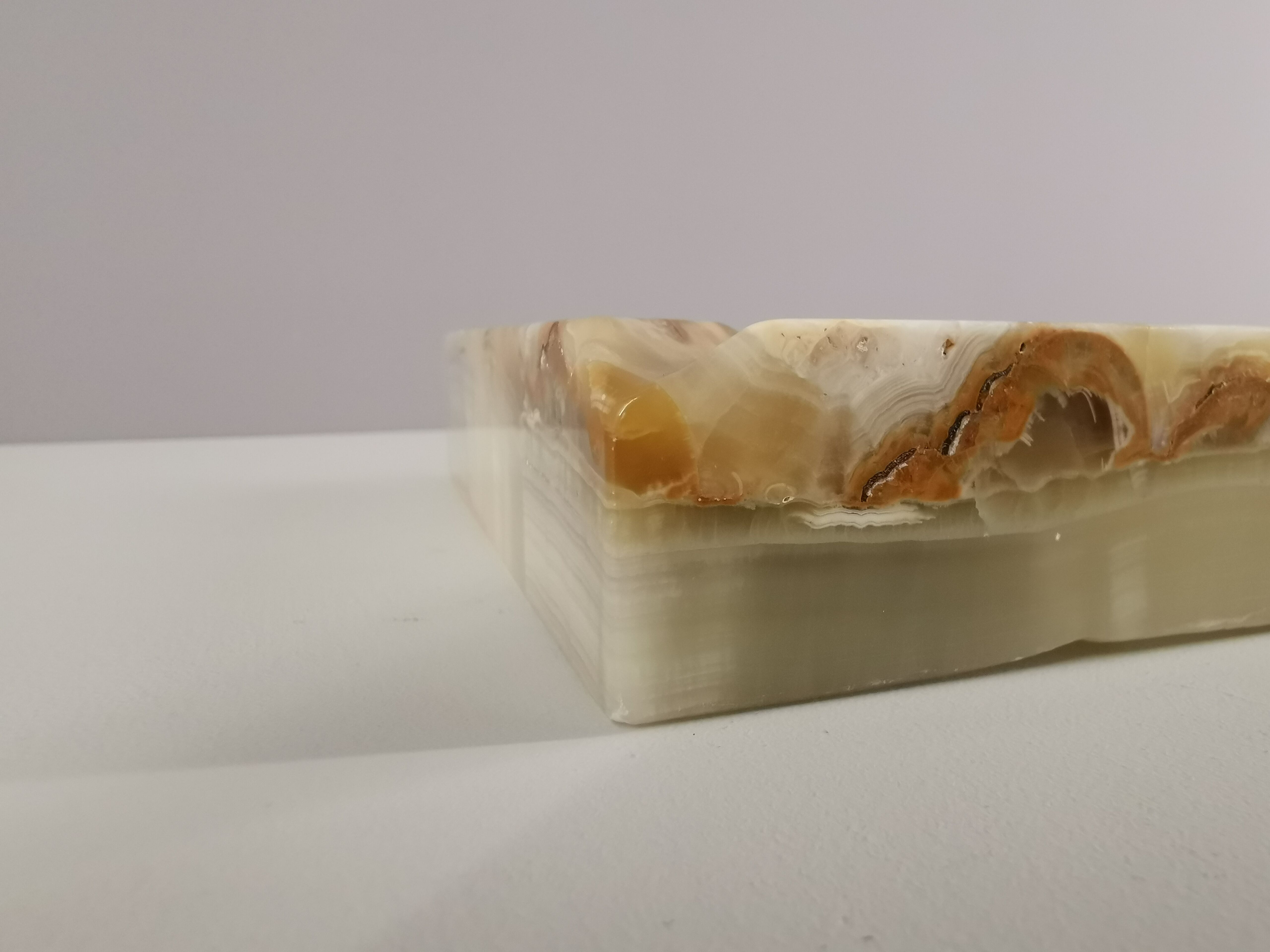 Transparent alabaster ashtray 50s