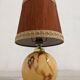 Glass ball bedside lamp from the 50s/60s