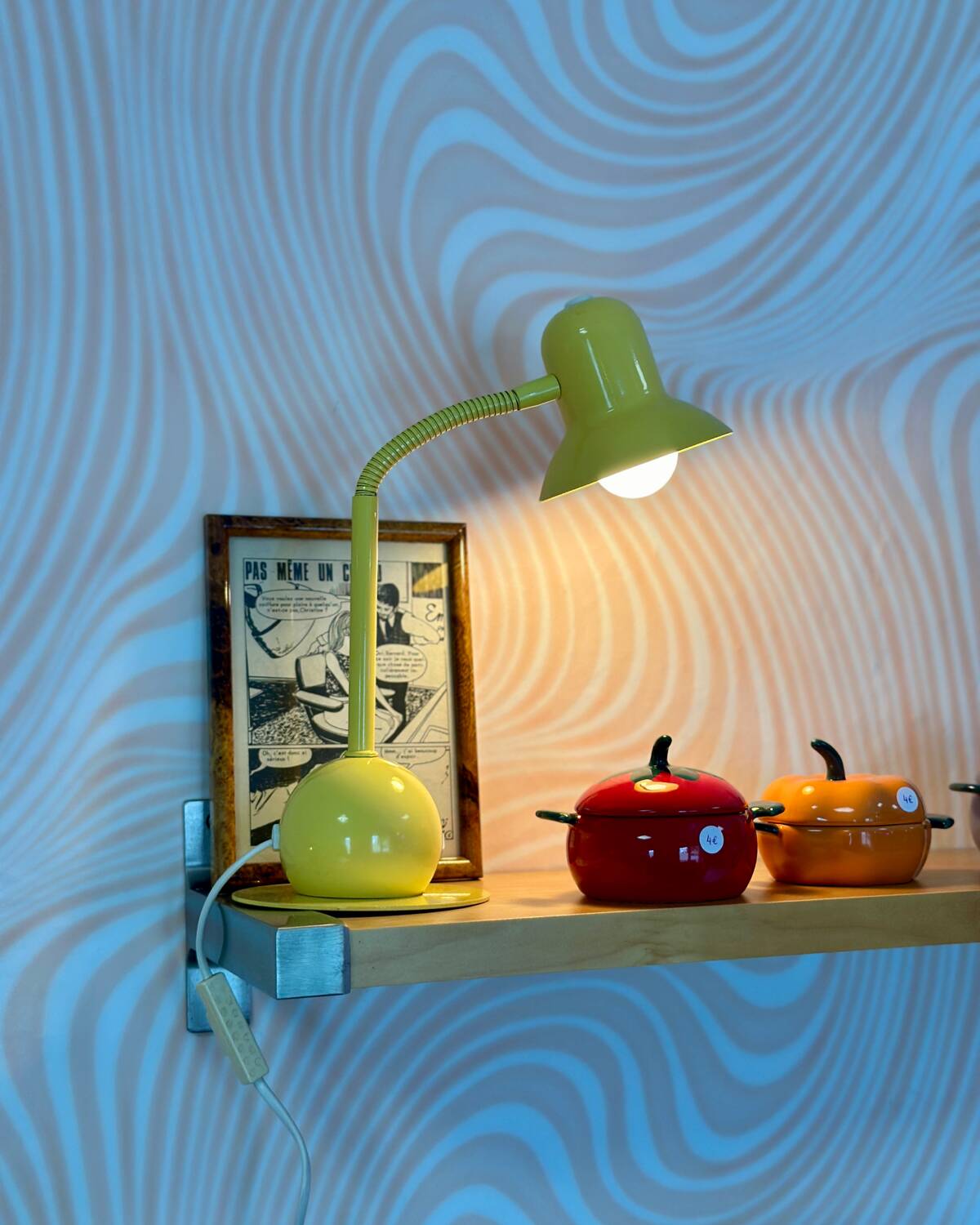 Yellow desk table lamp
