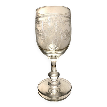 Verre à eau Meisenthal début du 20ème