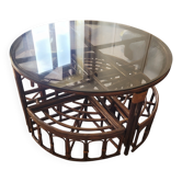 Table en bambou