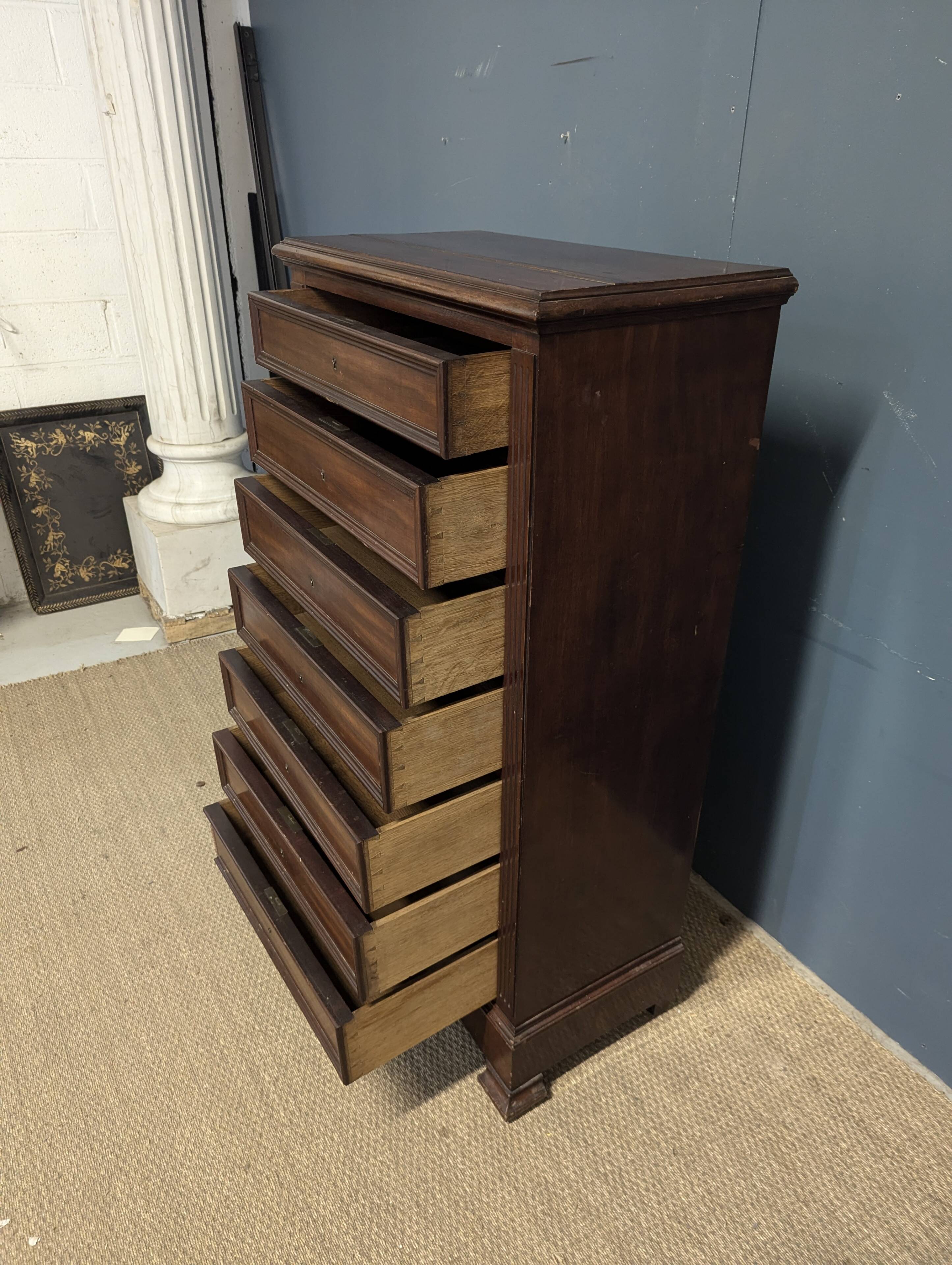 Louis Philippe period mahogany chest of drawers
