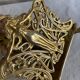 Vintage brass mail door