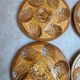 Set of 8 vintage oyster plates in majolica – Ateliers du Revernay
