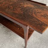 Table basse scandinave en palissandre, 1960s