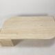 Italian travertine coffee table, 1980s