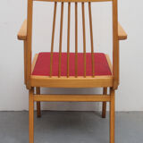 1950s armchair in beechwood