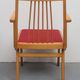 Fauteuil des années 1950 en bois de hêtre