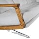 Canapé scandinave vintage extrêmement confortable en tissu gris clair années 1960, unique