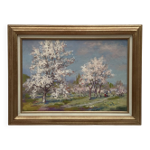 Tableau Huile sur toile signé dimension : hauteur -51 cm- largeur -68cm-