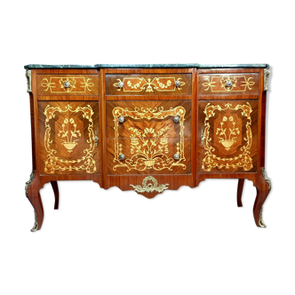 Louis XV dresser in precious wood mark