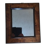 Elm burl mirror