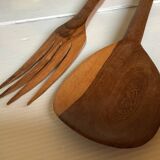 Large wooden cutlery from Africa