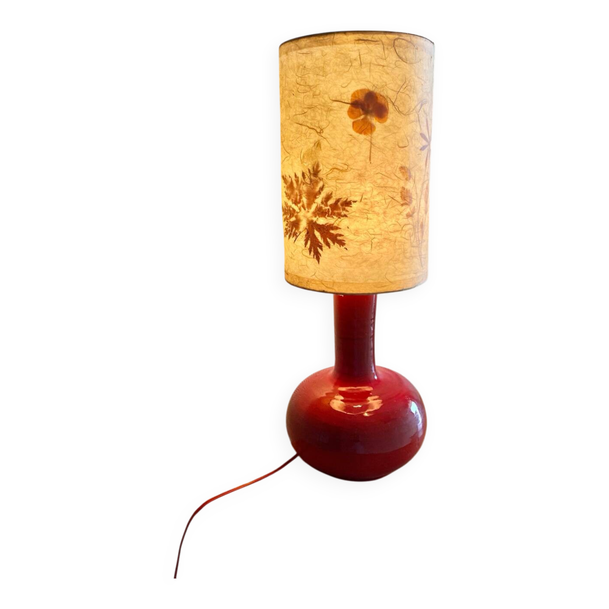Vintage ceramic lamp from the 70s