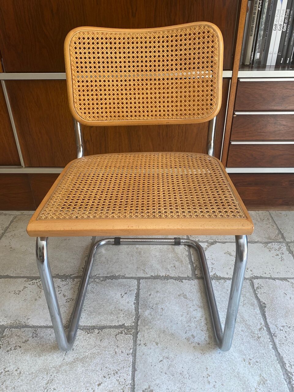 Set of 6 chairs Cesca Marcel Breuer Italian Edition 1980 in blond beech