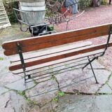 Foldable garden bench