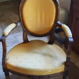 Pair of Louis XVI style armchairs