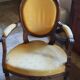 Paire de fauteuils style louis XVI