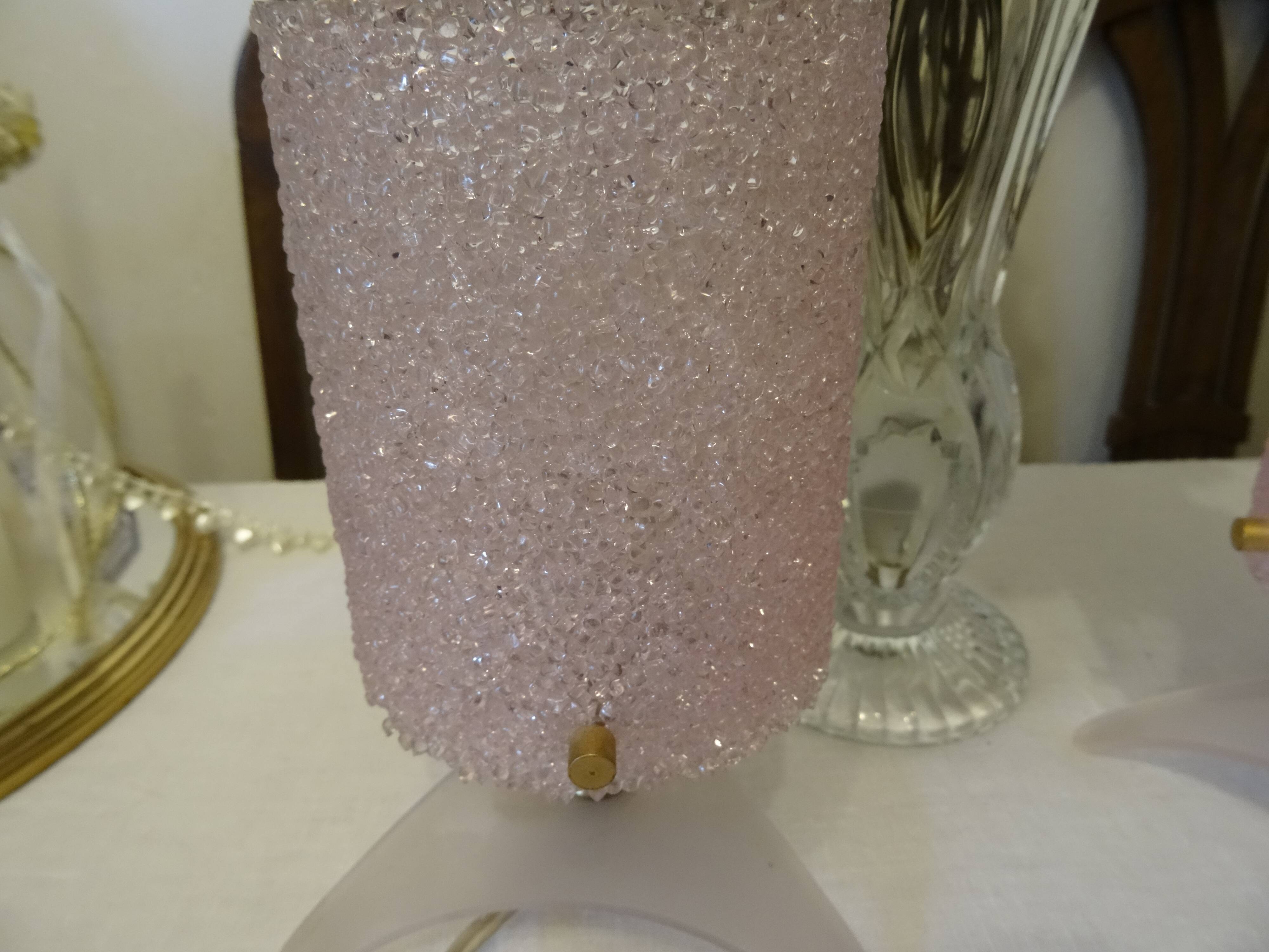 Duo of lamps in plexiglas 50/60