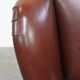 Sheepskin Leather Wingback Chair