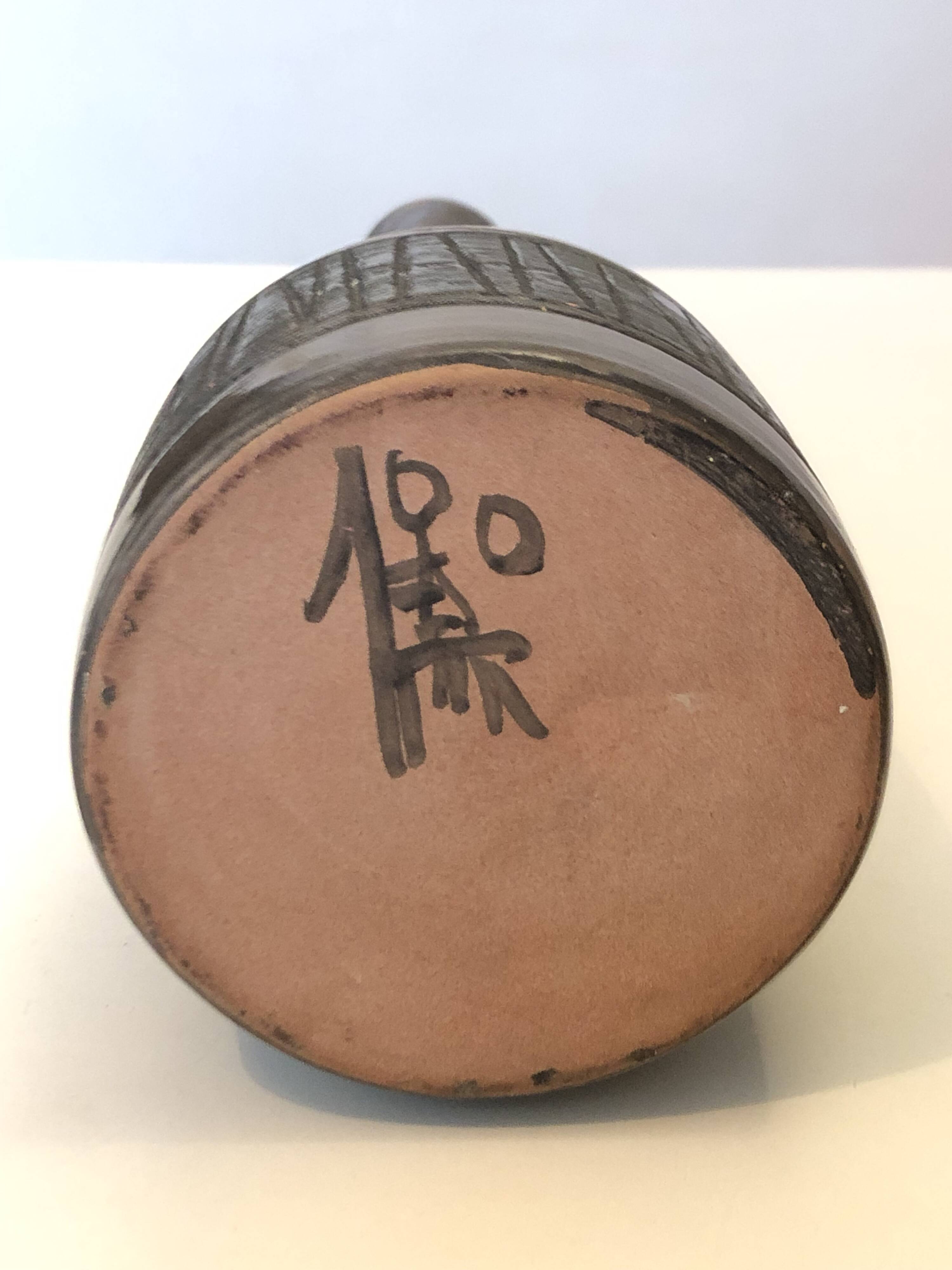 Jacques Pouchain single-flower ceramic vase