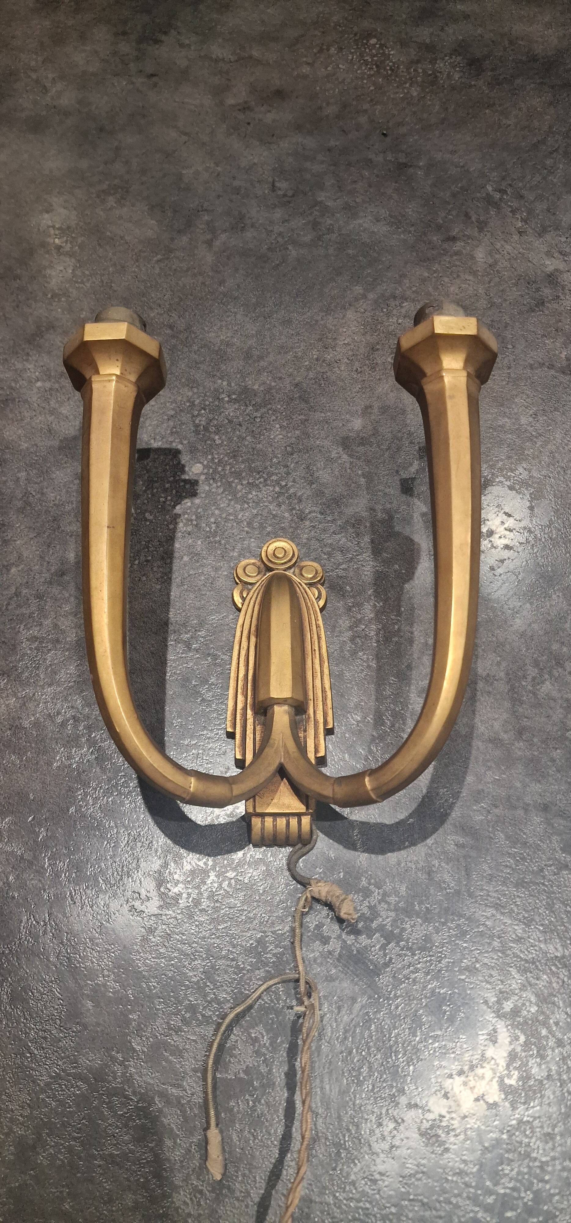 Boretti bronze wall light