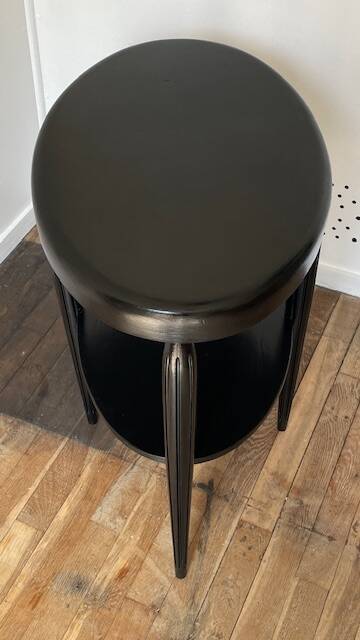 Gueridon console bois noir art déco