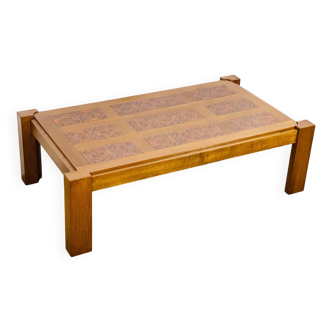 Vintage Scandinavian teak coffee table from the 1960s