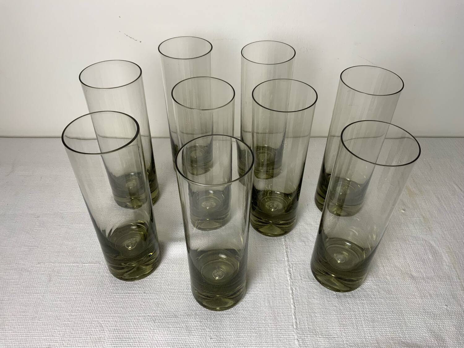 Long Drink Smoked Glasses