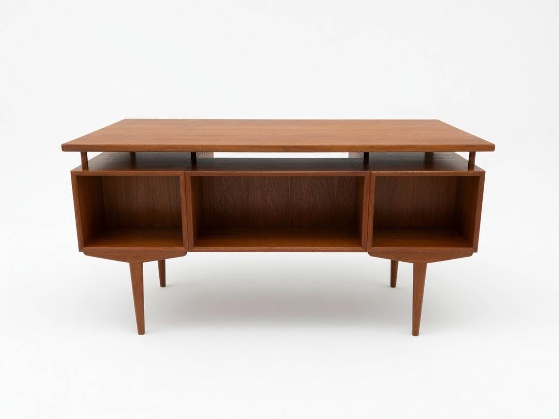 1960s Danish Teak Executive Desk