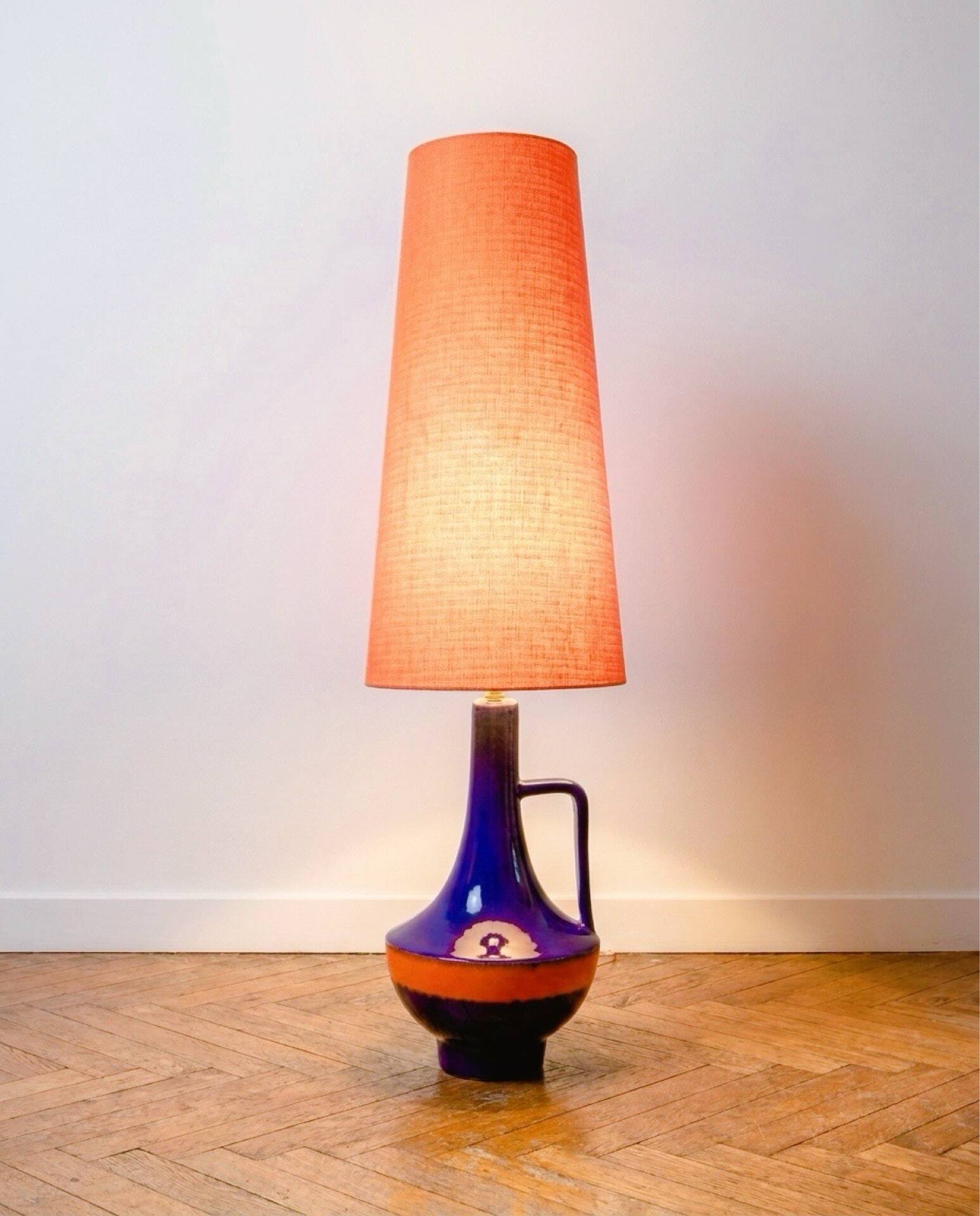 Large vintage floor lamp 140cm