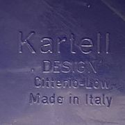 Mobil storage unit – 3 cobalt blue drawers – Kartell, 1993 (First edition)