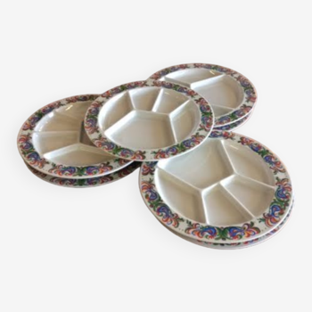 7 assiettes compartimentées villeroy