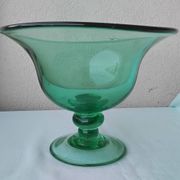 Glass coupe on a stand