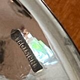 Christofle ribbon and bell-shaped salad serving pieces, very beautiful and