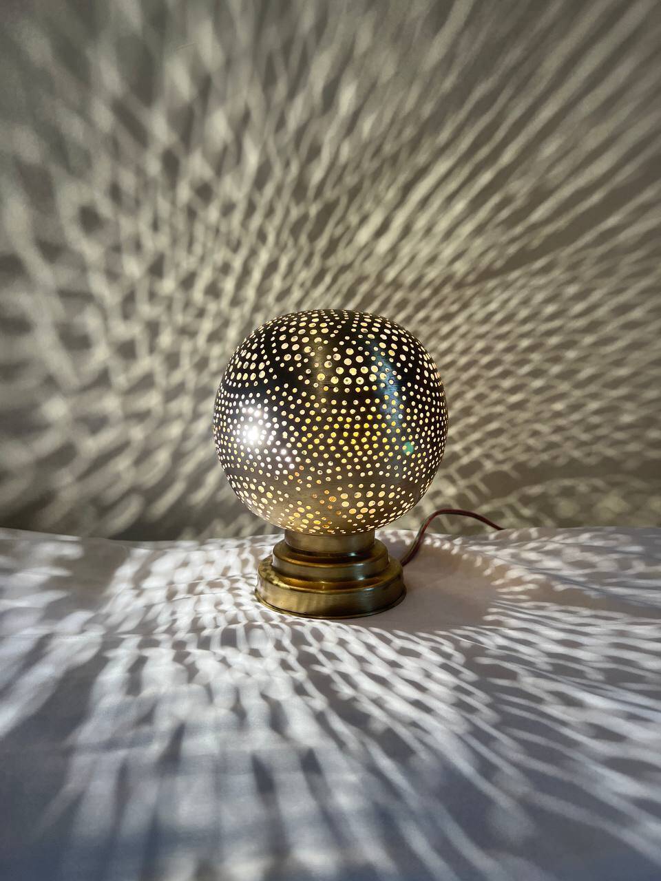 Brass lamp, Moroccan brass lamp, Moroccan lampshade, pendant lamp